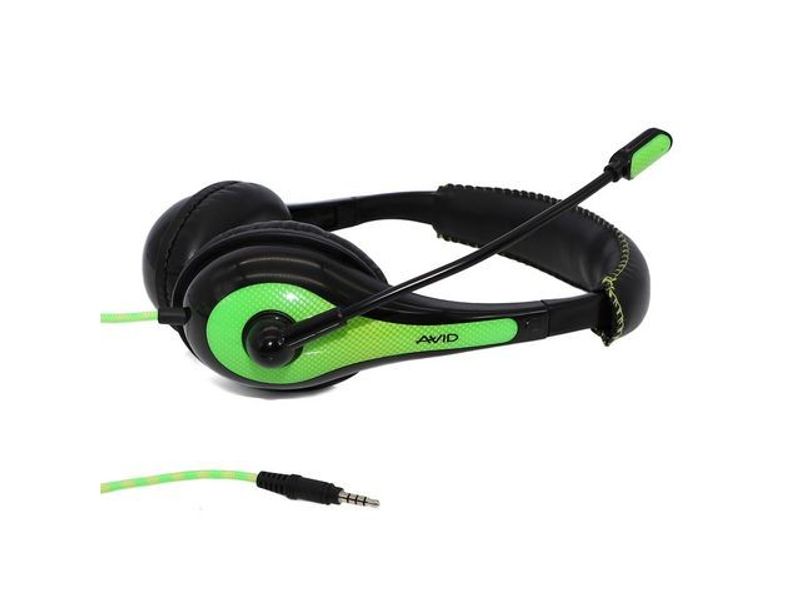 Headset Skola AVID AE-36 3,5mm grön