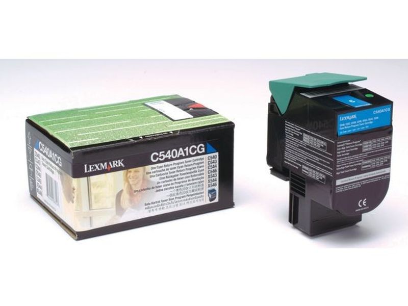 Toner LEXMARK C540A1CG 1K cyan