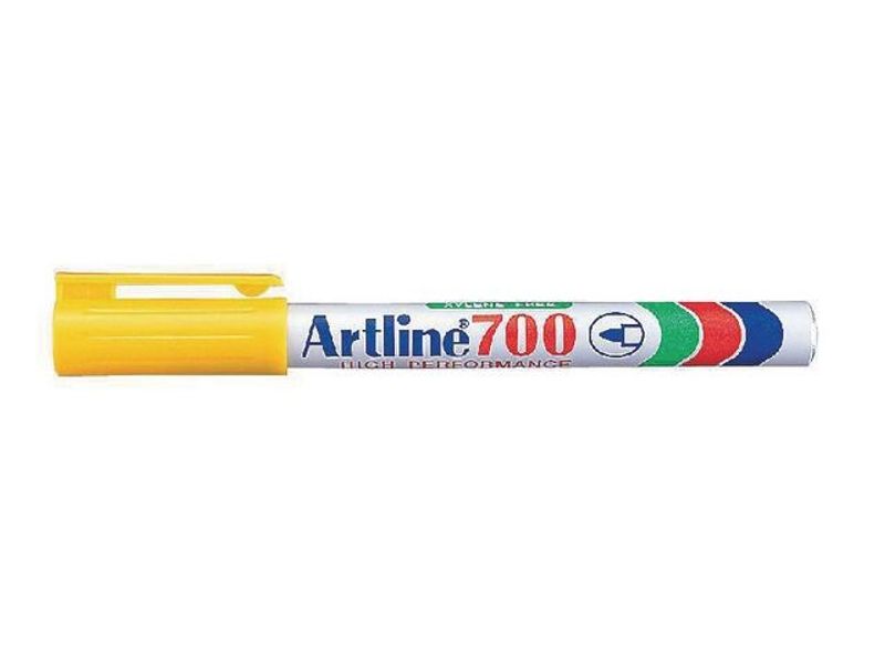 Märkpenna ARTLINE 700 perm. 0,7mm gul