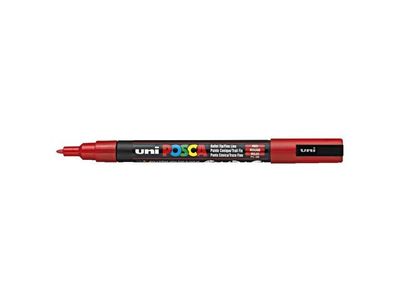Märkpenna UNI Posca PC-3M röd