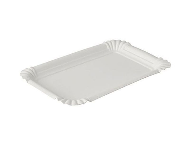 Tallrik Pure kantig 10x16cm vit 250/fp