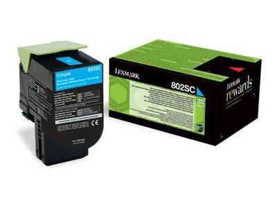 Toner LEXMARK 80C2SCE 2K cyan