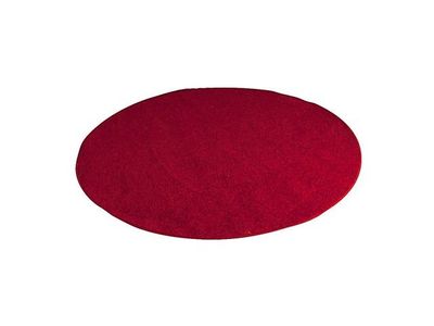 Matta rund 200 cm röd
