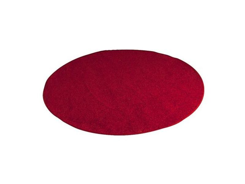 Matta rund 200 cm röd