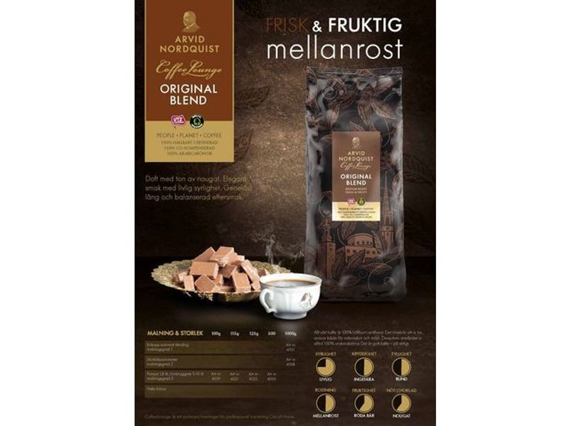 Kaffe ARVID.N Original Blend 500g