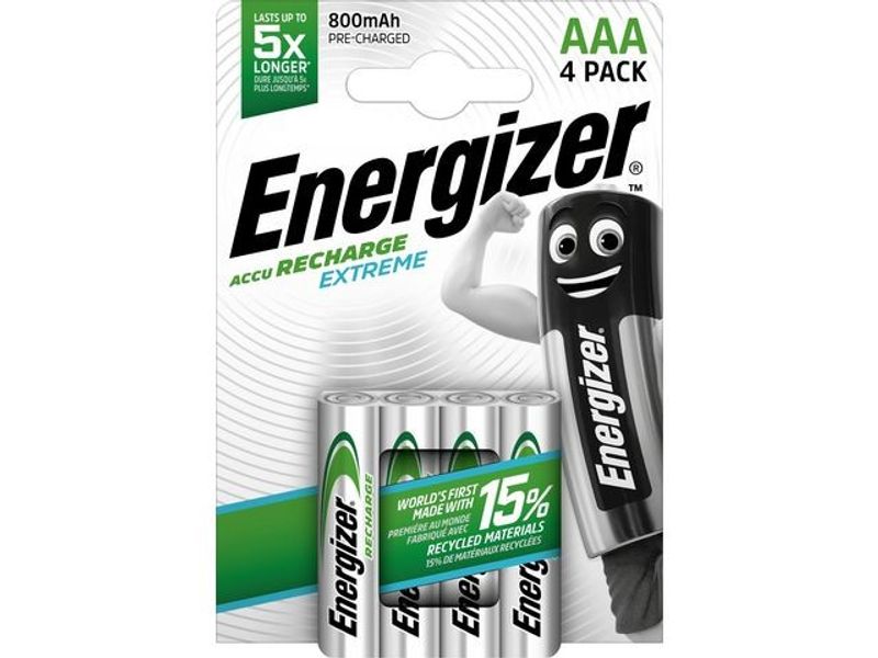 Batteri Laddbar ENERGIZER AAA Extr. 4/fp