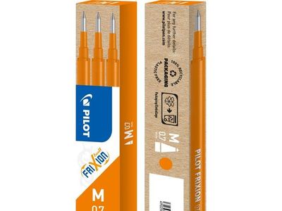 Refill PILOT Frixion 0,7mm orange 3/fp