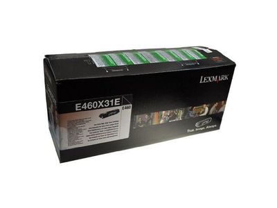 Toner LEXMARK E460X31E 15K svart