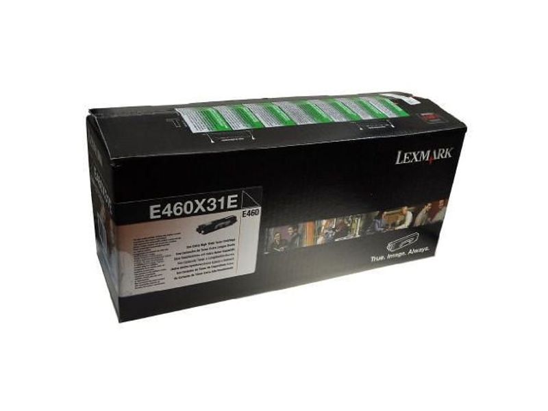 Toner LEXMARK E460X31E 15K svart