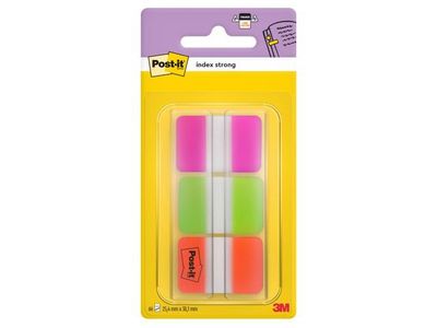 Index POST-IT stark 25,4x38,1r/g/o 66/fp