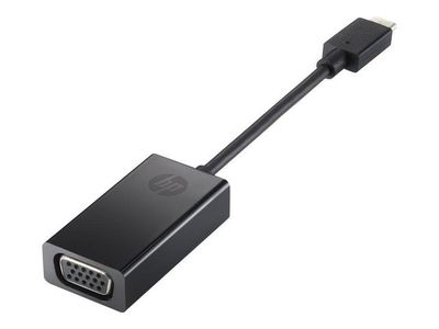 Adapter HP USB-C - VGA hane-hona svart