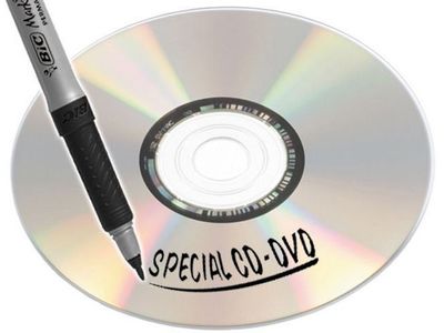 Märkpenna BIC Marking CD/DVD svart