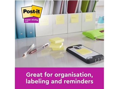 Notes POST-IT SS 76x76mm rec gul 18/fp