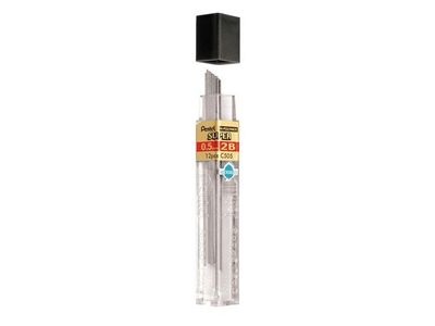 Reservstift PENTEL 0,5mm 2B 12/fp