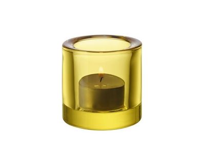 Ljuslykta IITTALA Kivi 60mm citrongul