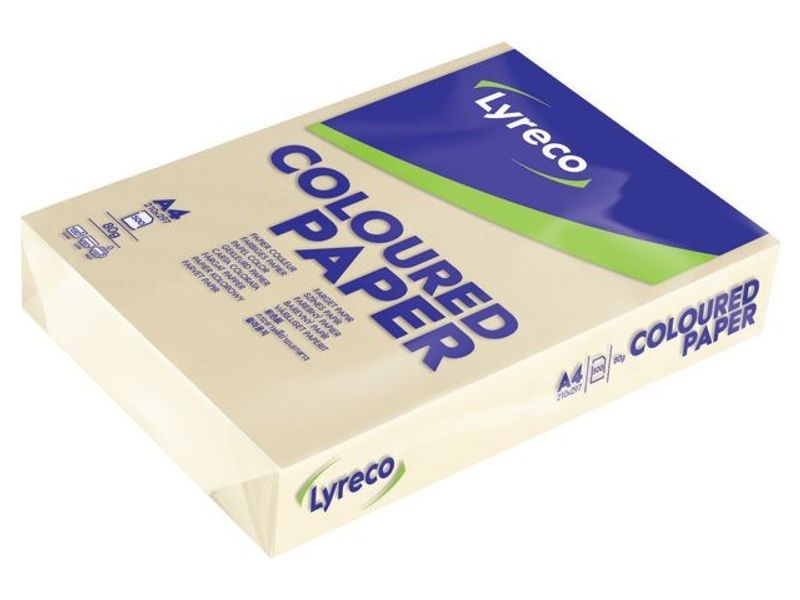 Kop.ppr LYRECO A4 80g oh beige 500/fp