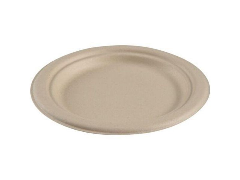 Tallrik Miljö Bagasse 18 cm 50/fp