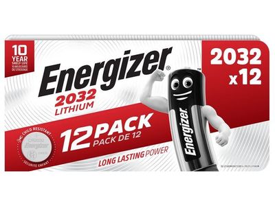 Batteri ENERGIZER Lithium CR2032 12/fp