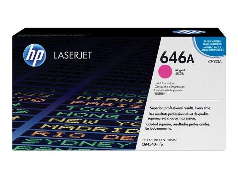 Toner HP CF033A 646A 12,5K magenta