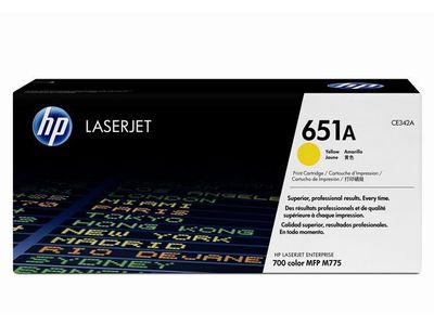 Toner HP CE342A 651A 16K gul