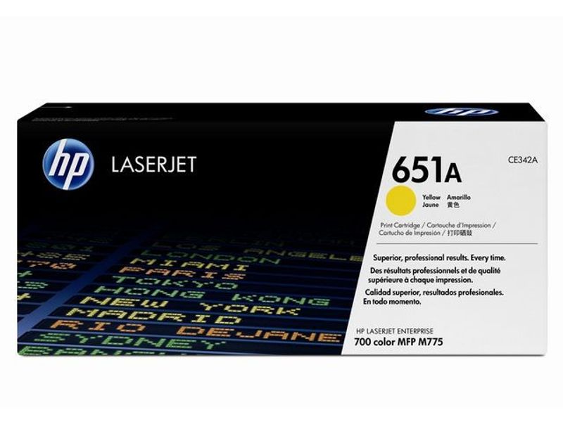 Toner HP CE342A 651A 16K gul