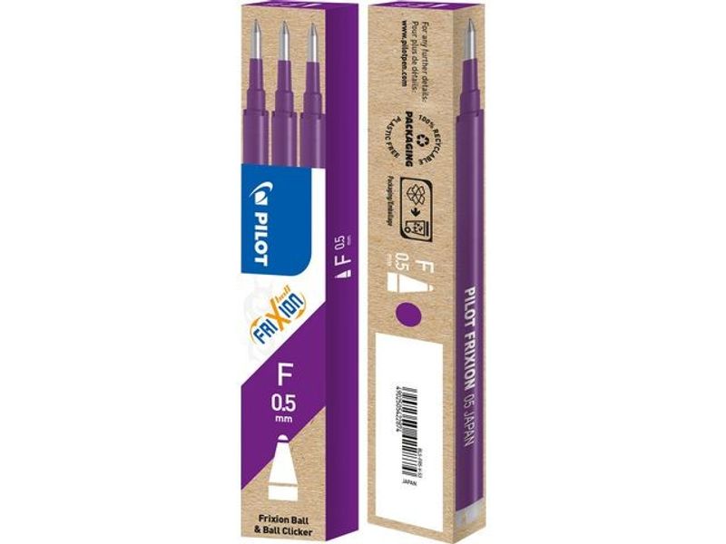 Refill PILOT Frixion 0,5mm violett 3/fp