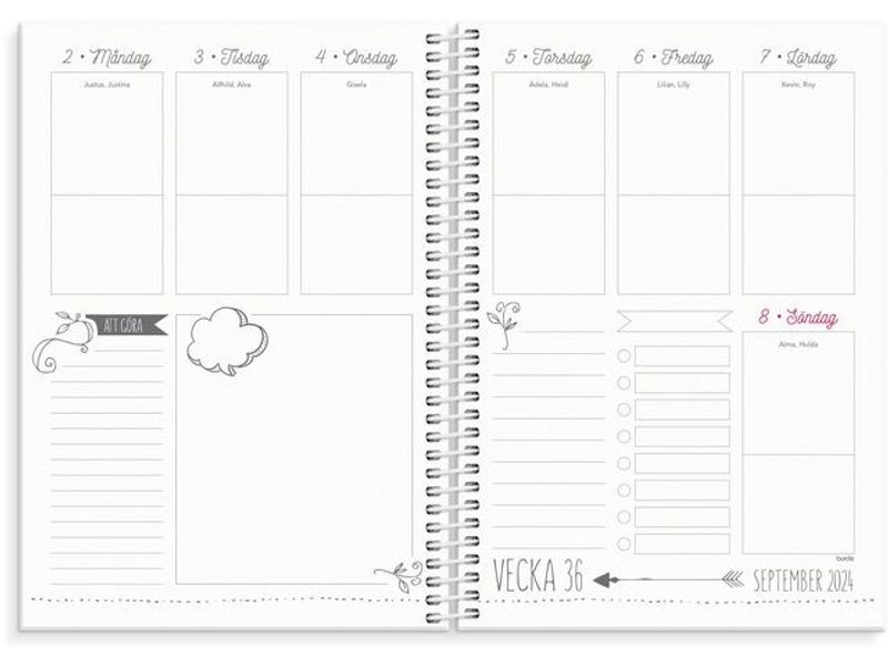 Kalender Doodle A5 24/25