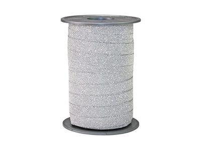 Glitterband 10mmx100m silver