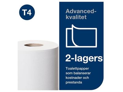 Toalettpapper TORK Adv T4 2-lag 24/fp