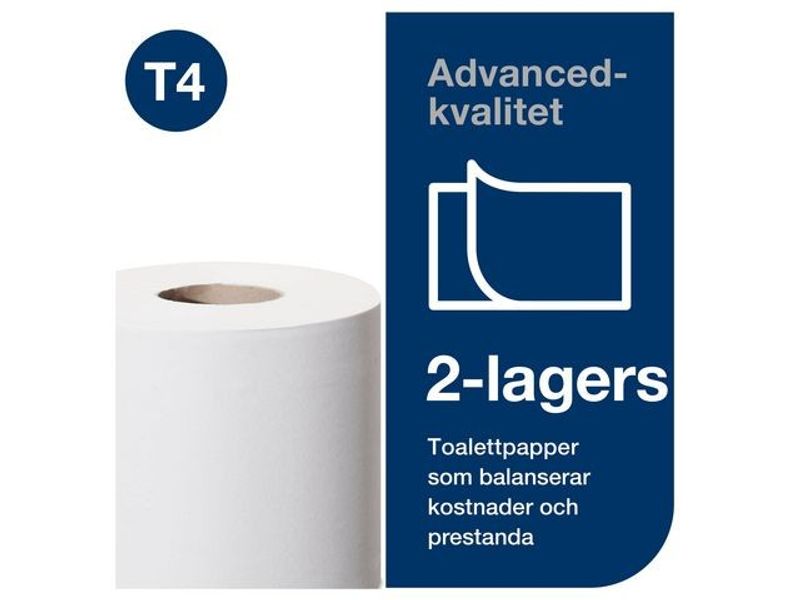 Toalettpapper TORK Adv T4 2-lag 24/fp