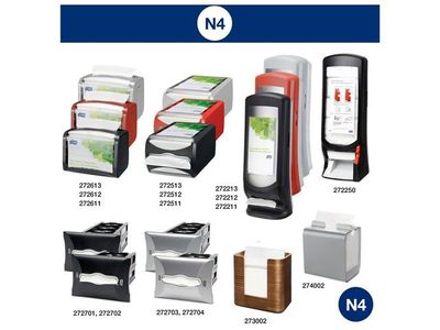 Servett TORK Adv N4 1-lag natur 1125/fp