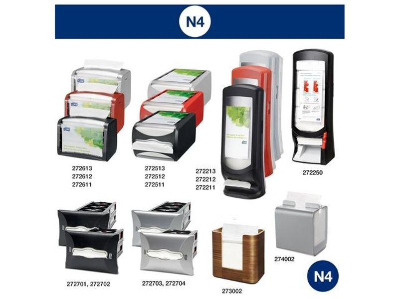 Servett TORK Adv N4 1-lag natur 1125/fp