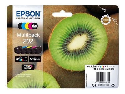 Bläckpatron EPSON T202 5-färger 5/fp