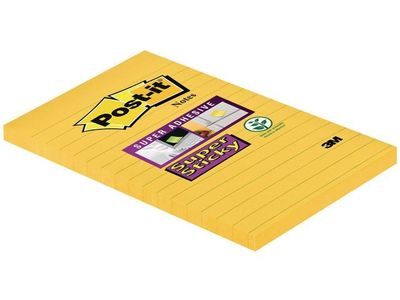 Notes POST-IT SS linj.102x152mm gul