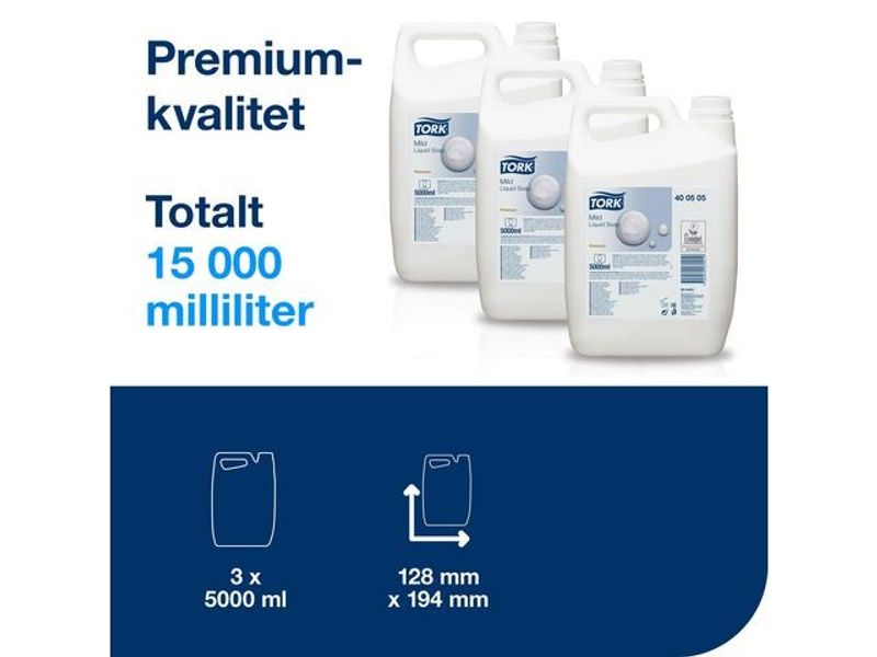 Tvål TORK Mild ljusgul 5L