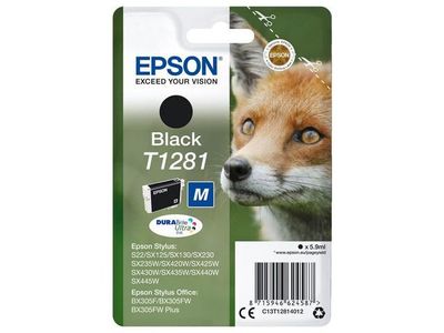 Bläckpatron EPSON C13T128142 svart