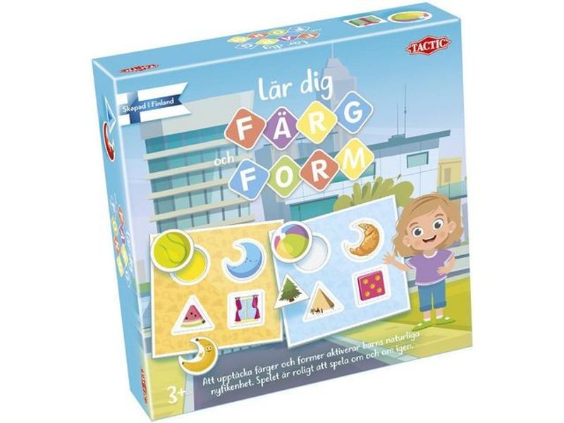 Spel Lär dig om färg och form 3+