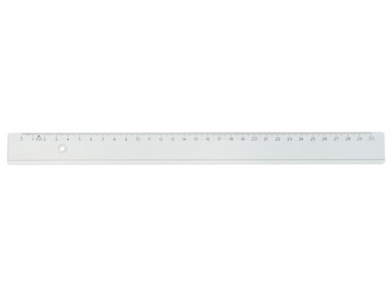 Linjal 20 cm cm/mm-gradering plast 10/fp