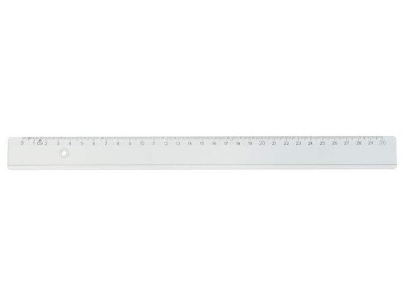 Linjal 20 cm cm/mm-gradering plast 10/fp