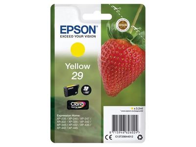 Bläckpatron EPSON C13T29844012 gul