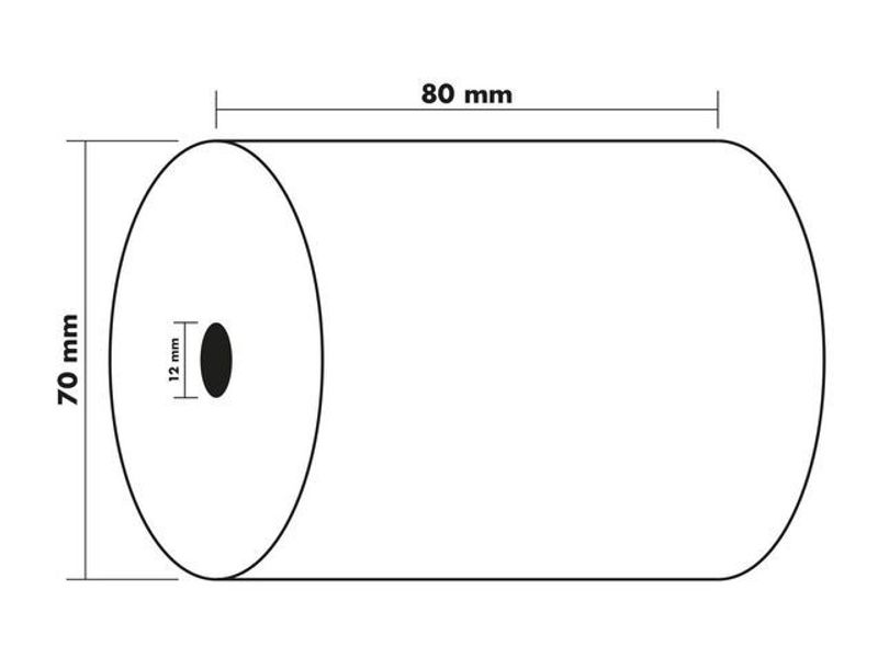 Thermorulle bisf.fri 80x68x12mm 70m