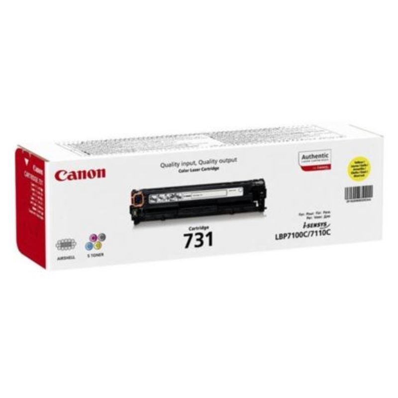 Toner CANON 6269B002 731 1,5K gul