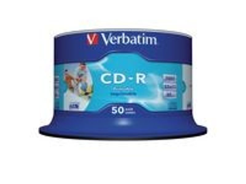 CD-R VERBATIM 700MB Printable 50/fp