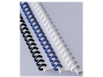 Plastspiral GBC Clickbind 8mm vit 50/fp