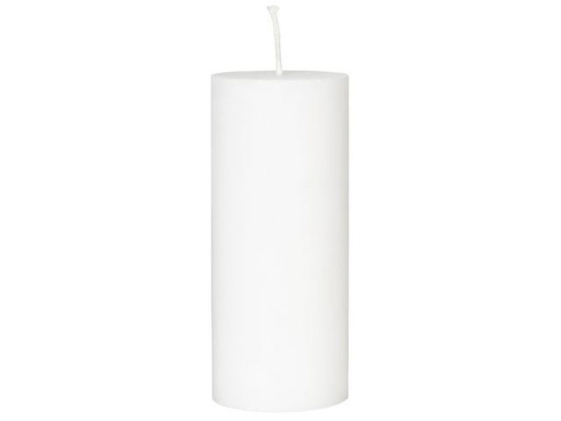 Blockljus 140x60mm vit