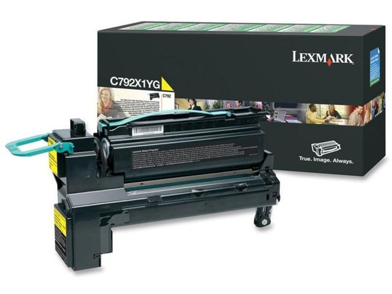 Toner LEXMARK C792X1YG 20K gul