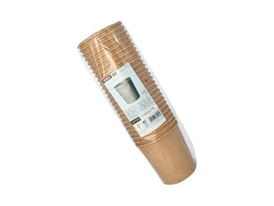 Soppskål Papstar 470 ml brun 25-pack