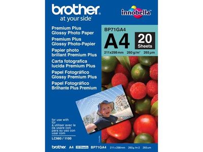 Fotopapper BROTHER BP71 A4 260g 20/fp