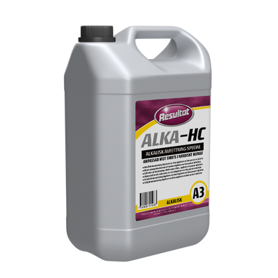 Alkaliskt Avfettning Special A3  VAS 5 RESULTAT ALKA-HC 5 L