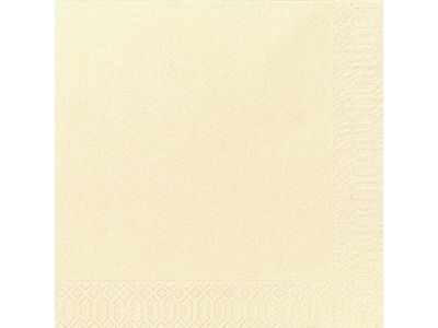 Servett 3-lags 40x40cm vanilj 125/fp